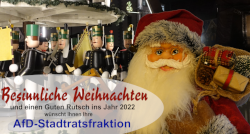 Besinnliche Weihnachten und eine Guten Rutsch ins Jahr 2022