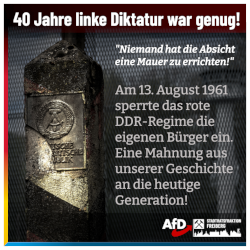 13. August 1961 - Mahnung und Erinnerung