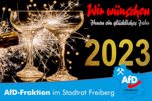 Wir wünschen Ihnen ein glückliches Jahr 2023!
