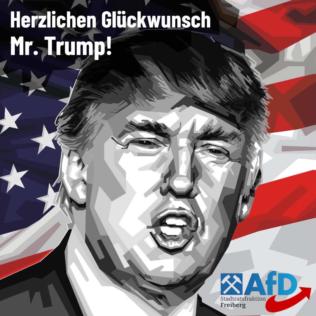 Herzlichen Glückwunsch, Mr. Trump! Herzlichen Glückwunsch, Mr. Trump!