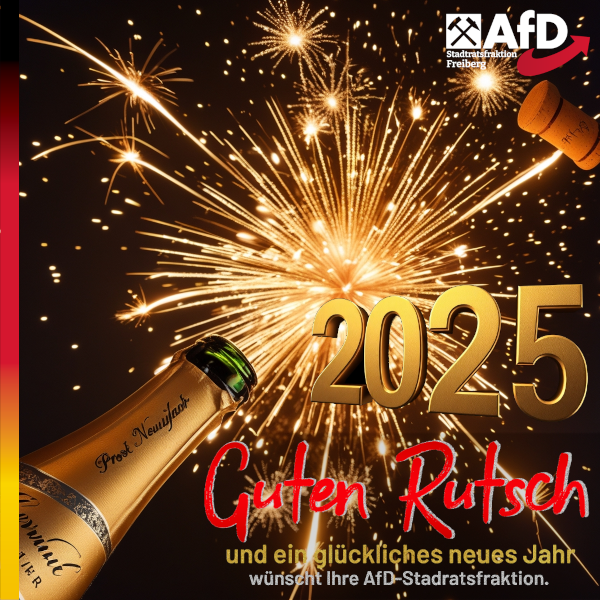 Guten Rutsch und ein glückliches neues Jahr 2025